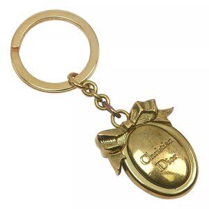 Dior key ring gold Plated Gold Women